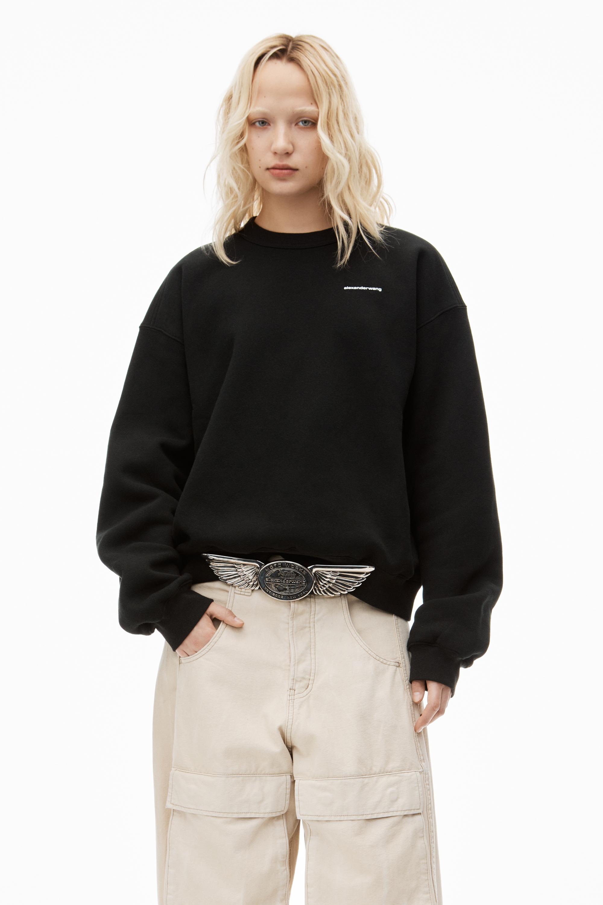 Crewneck Sweatshirt In Dense Fleece  Product Image