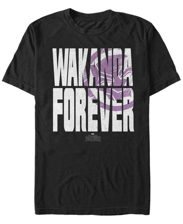 Mens Marvel Panther Wakanda Stands Graphic Tee Product Image