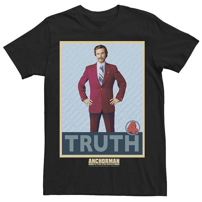 Mens Anchorman Ron Burgundy The Truth Portrait Tee Product Image