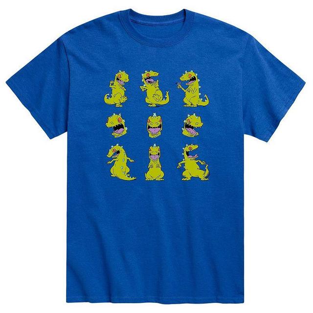 Mens Rugrats Reptar Sheet Tee Blue Product Image