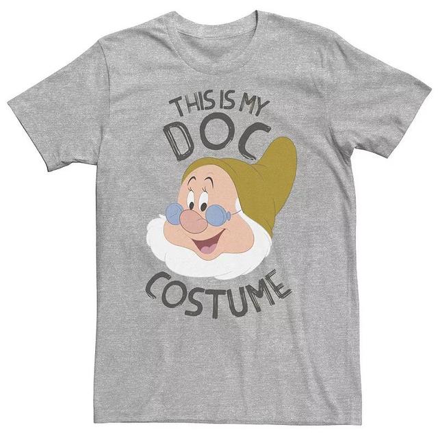 Big & Tall Disney Snow White This Is My Doc Costume Halloween Tee, Mens Athletic Grey Product Image