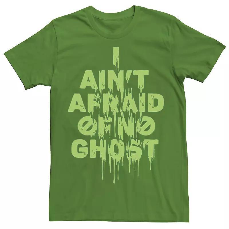 Fifth Sun Mens AinT Afraid of No Ghost Slime Text Short Sleeve T- shirt Product Image