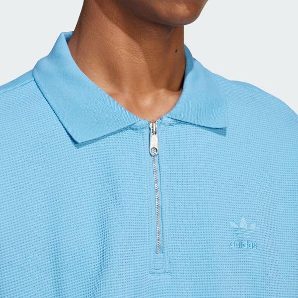 Trefoil Essentials Waffle Polo Shirt Product Image