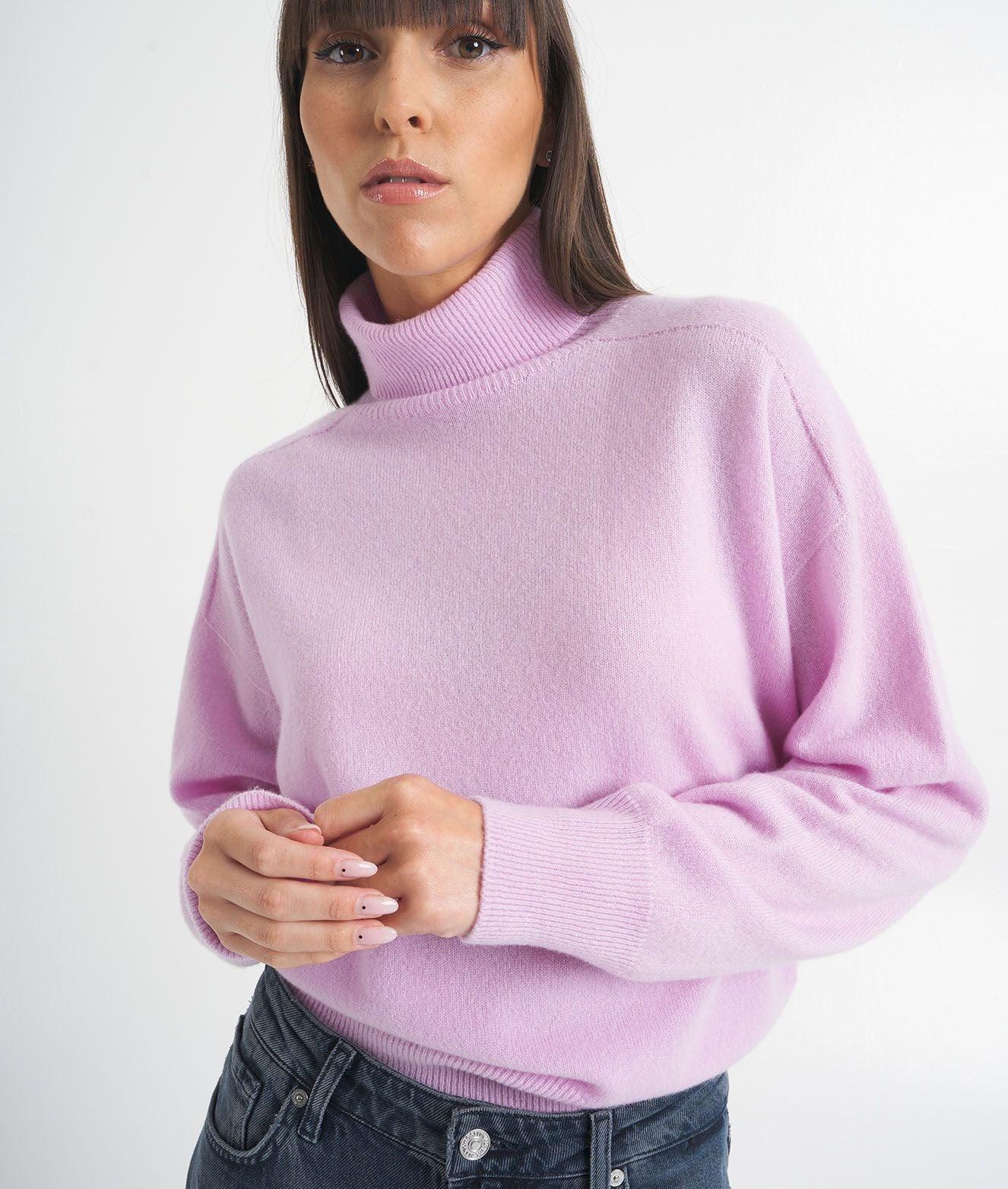 Maglione dolcevita in cashmere Female Product Image