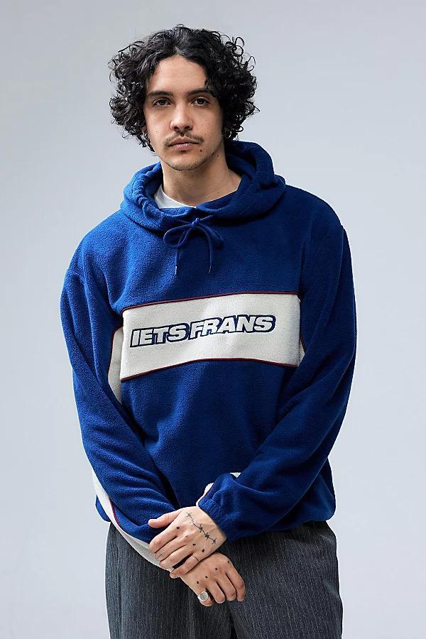 iets frans. Panel Fleece Hoodie Sweatshirt Mens at Urban Outfitters Product Image