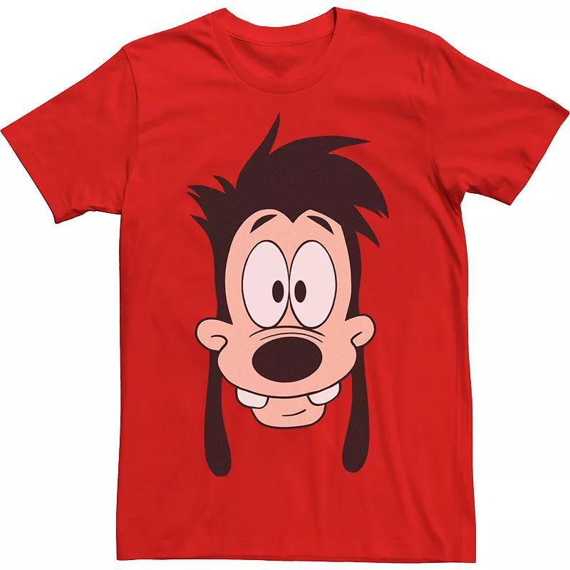 Disneys A Goofy Movie Max Mens Big Face Tee Red Grey Product Image