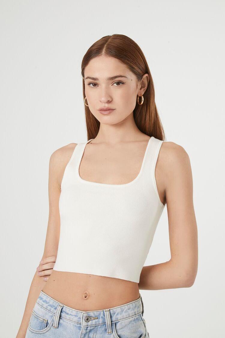 Sweater-Knit Cutout Tank Top | Forever 21 product image