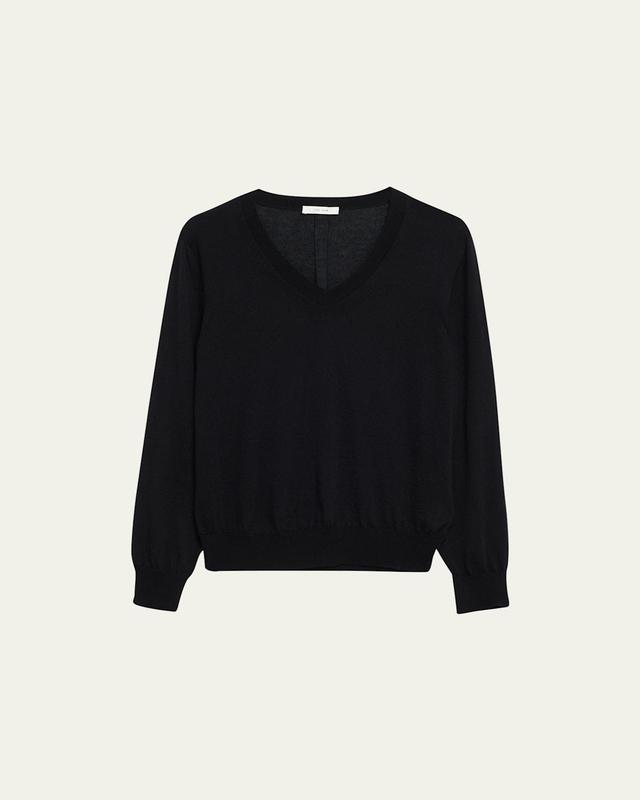 The Row Stockwell V-Neck Cashmere Sweater Product Image