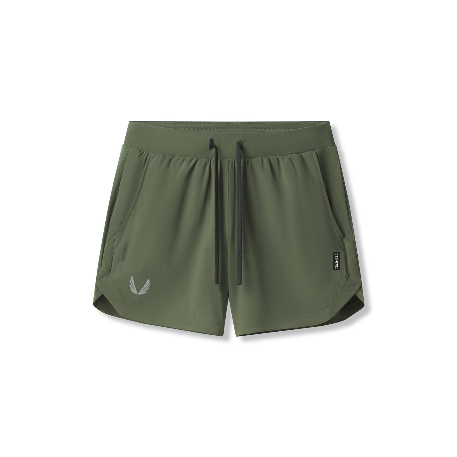 0751. Tetra-Lite™ 5" Linerless Short - Olive "Wings" Product Image