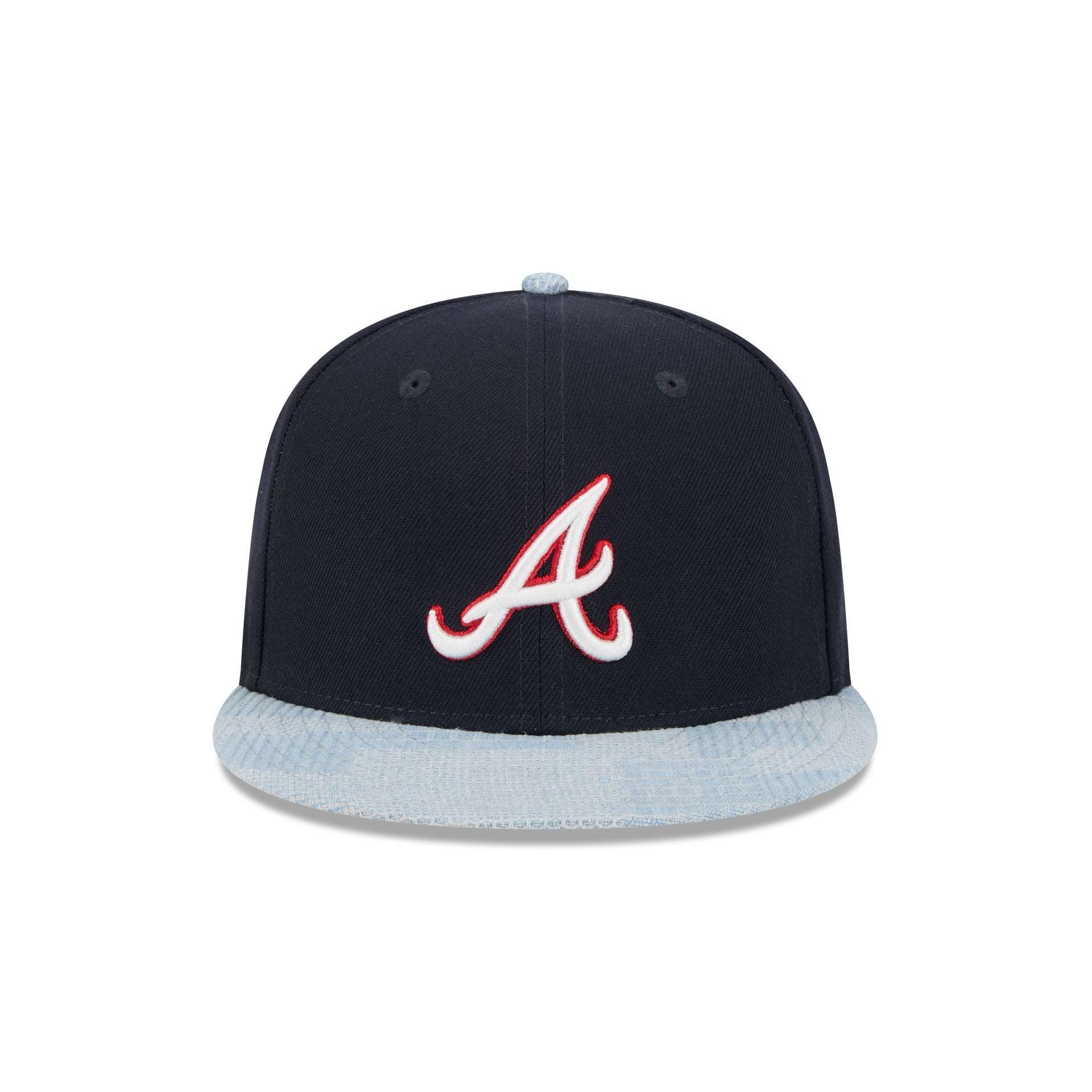 Atlanta Braves Patch Denim 59FIFTY Fitted Hat Male Product Image