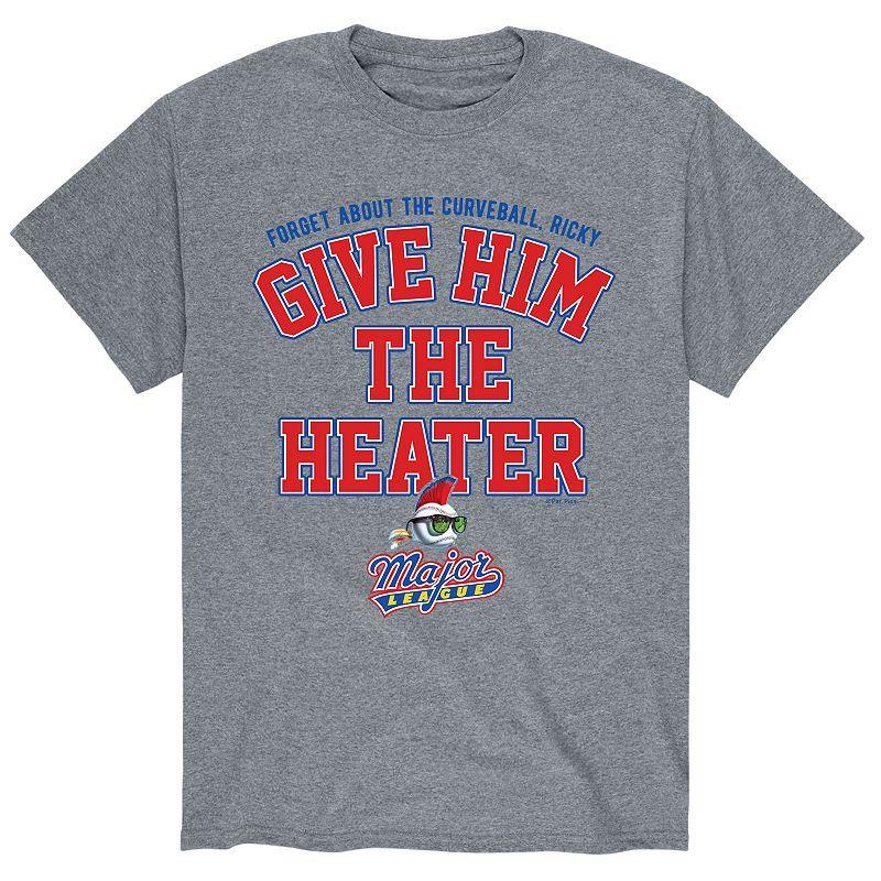 Mens Major League Give Him The Heater Baseball Tee Product Image