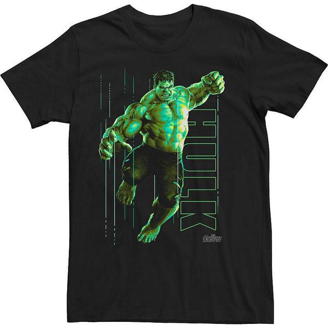 Big & Tall Marvel Infinity War Incredible Hulk Jump Smash Tee, Mens Product Image