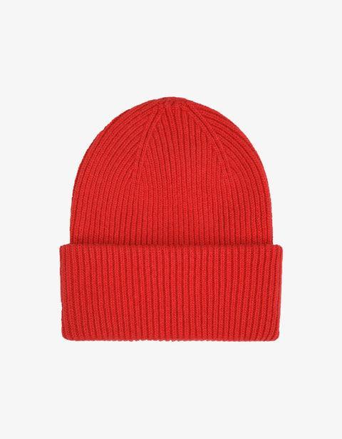 Merino Wool Hat - Scarlet Red Product Image