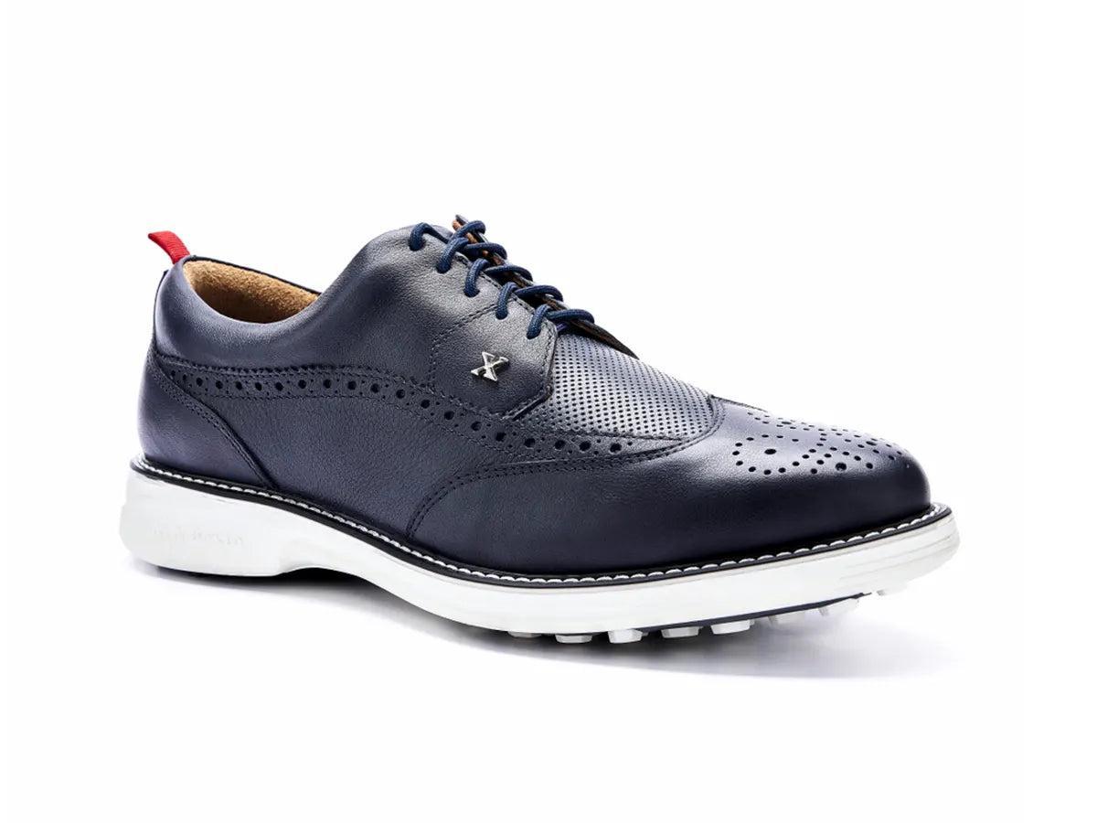 Boxto Golf Men's Legacy Love Spikeless Golf Shoes - Navy Blue Product Image