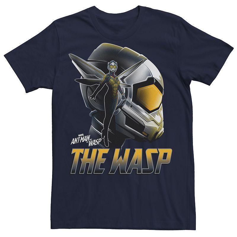 Mens Marvel Ant-Man & the Wasp Silhouette Graphic Tee Blue Product Image