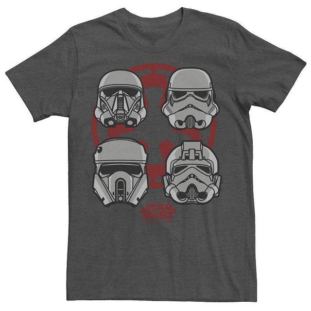 Mens Star Wars Rogue One Stormtrooper Helmet Empire Logo Tee Product Image