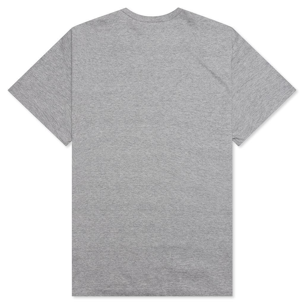 Small Red Heart T-Shirt - Grey Male Product Image