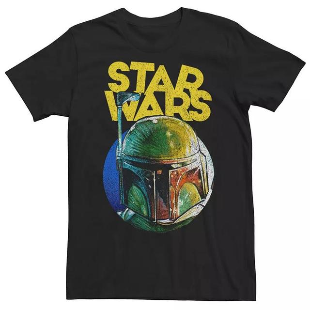 Mens Star Wars Boba Fett Helmet Tee Product Image