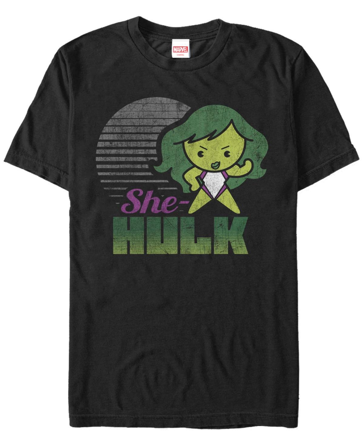 Mens Marvel She-Hulk Cute Kawaii Tee Product Image