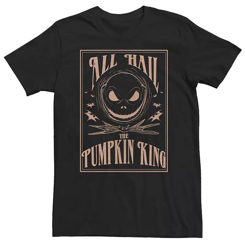 Big & Tall Disney The Nightmare Before Christmas All Hail The Pumpkin King Tee, Mens Product Image