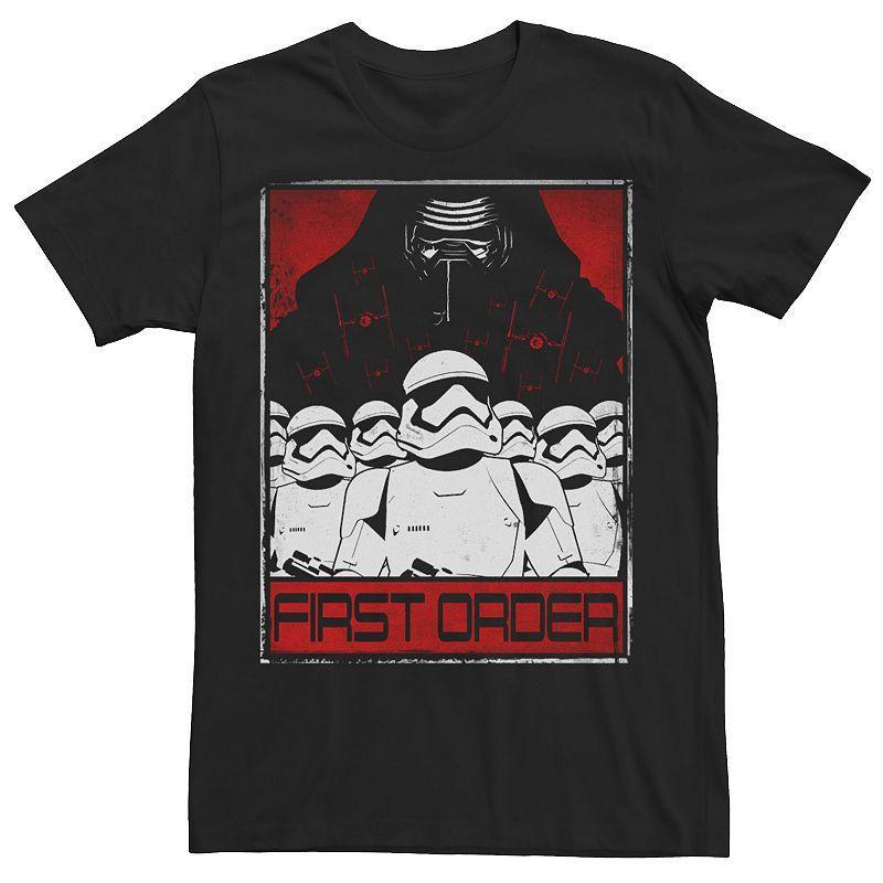 Mens Star Wars The Force Awakens Kylo Ren First Order Poster Tee Product Image