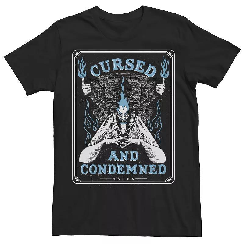 Disneys Villains Cursed And Condemned Poster Mens Tee Product Image