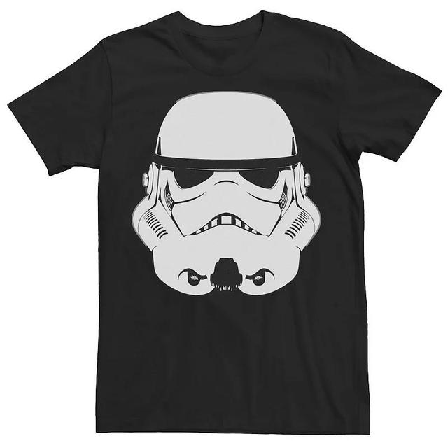 Mens Star Wars Trooper Helmet Graphic Tee Grey Product Image