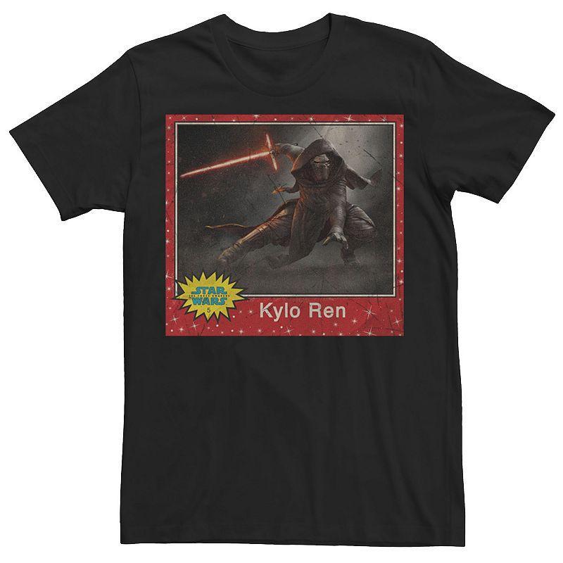 Mens Star Wars Kylo Ren Playing Card Tee Product Image