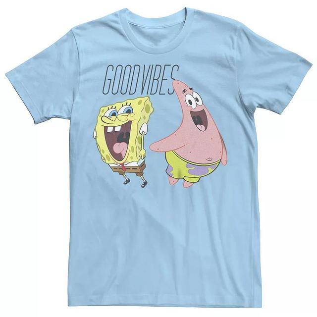 Mens SpongeBob SquarePants Good Vibes Graphic Tee Product Image