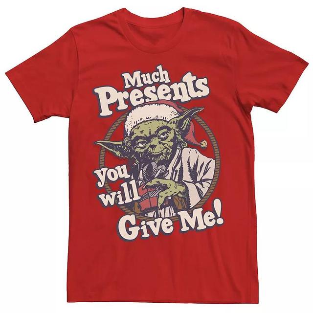 Mens Star Wars Yoda Presents You Will Give Tee Product Image