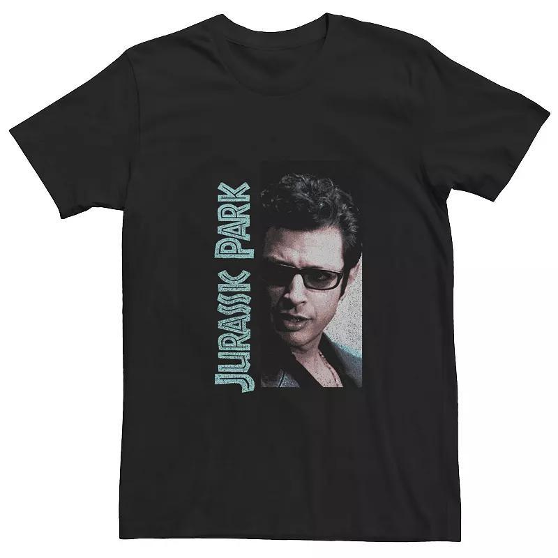 Mens Jurassic Park Ian Malcolm Side Shocked Sunglasses Stare Tee Product Image