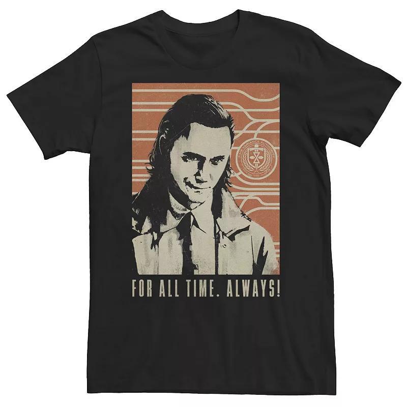 Mens Marvel Loki For All Time Always Poster Tee Product Image