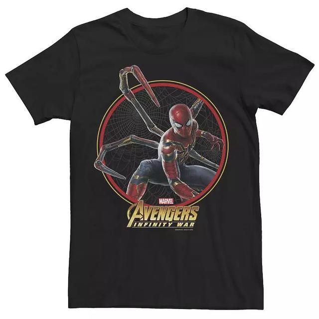 Mens Marvel Infinity War Spider-Man Iron Circle Graphic Tee Product Image