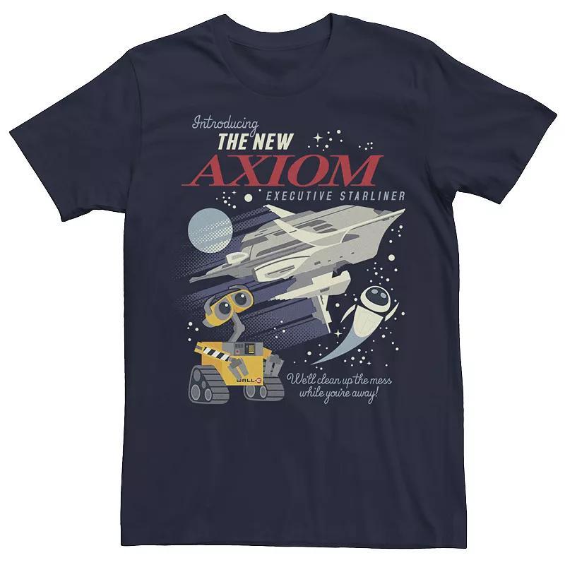 Disney / Pixars WALL-E Mens Axiom Collage Poster Tee Blue Product Image