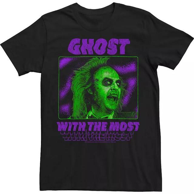 Mens Beetlejuice Ghost Most Poster Tee Product Image