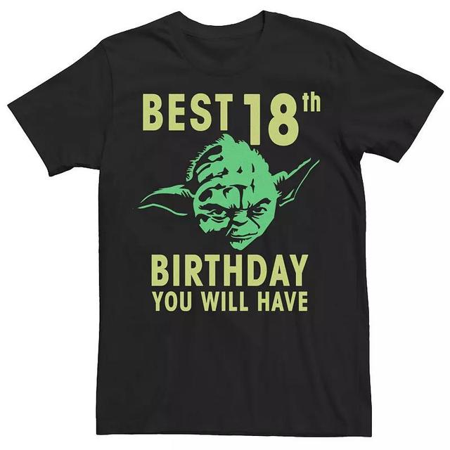 Mens Star Wars Yoda Best 16th Birthday You Will Have Stencil Tee Product Image