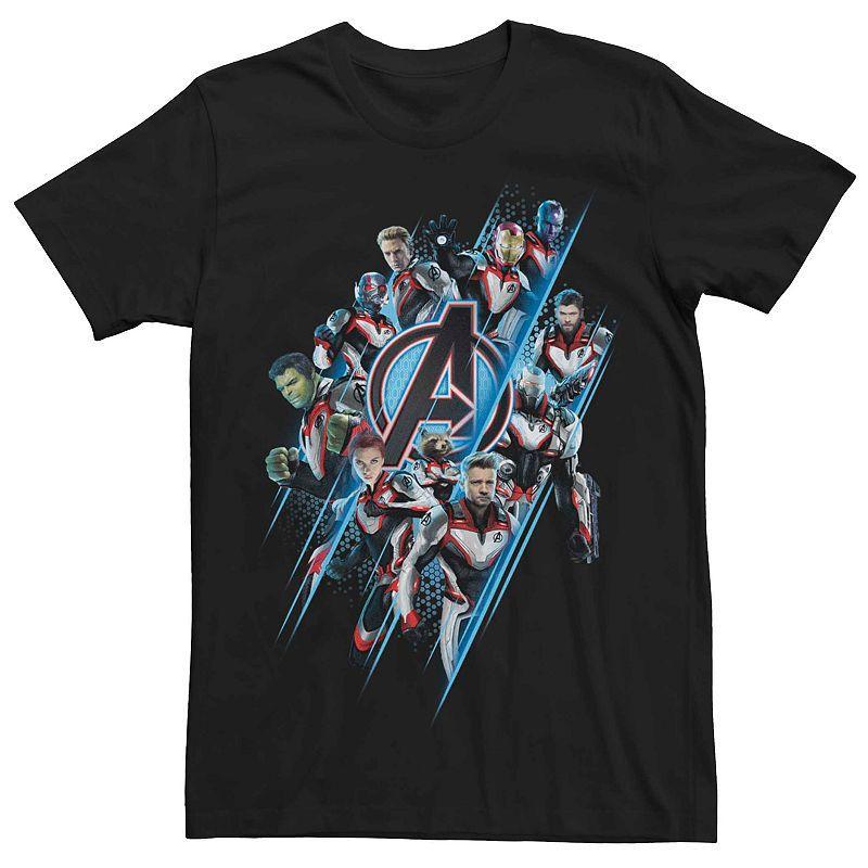 Mens Marvel Avengers Endgame Suited Up Group Tee Product Image