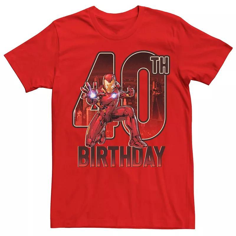 Mens Marvel Iron Man 40th Birthday Tee Product Image