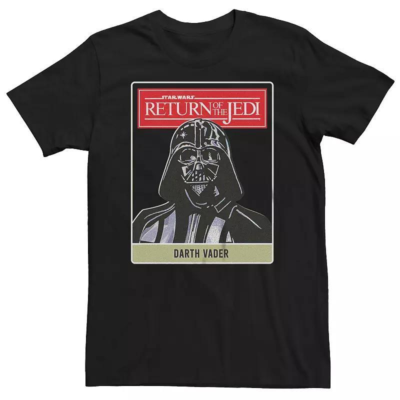 Bit & Tall Star Wars Return of the Jedi Darth Vader Card Tee, Mens Product Image