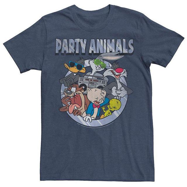 Mens Looney Tunes Group Shot Party Animals Tee Product Image