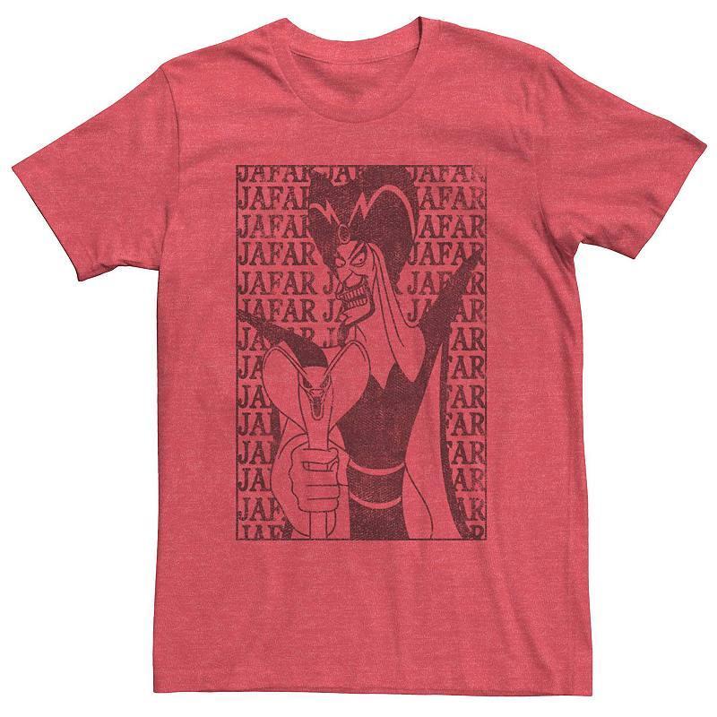 Mens Disney Aladdin Jafar Outline Poster Tee Product Image