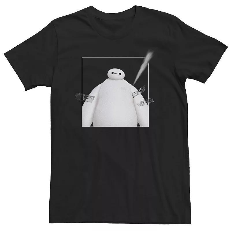 Big & Tall Disney Big Hero 6 Baymax Taped Up Portrait Tee, Mens, Size: 3XL, Black Product Image