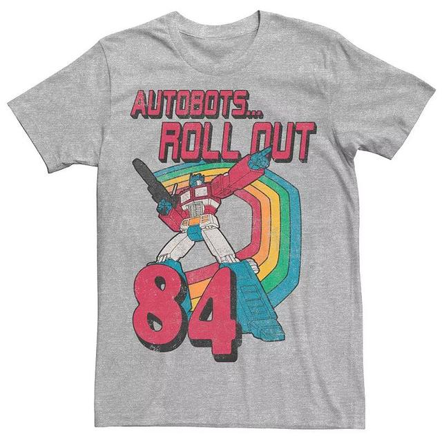 Mens Transformers Autobots Roll Out 84 Retro Tee Athletic Grey Product Image