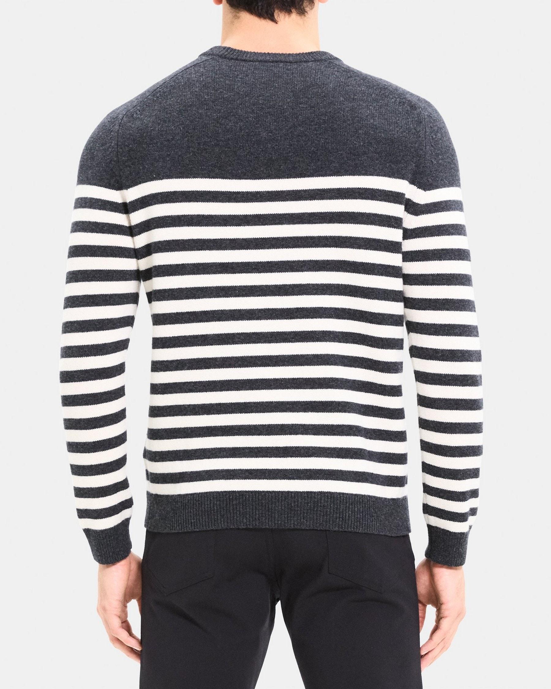 Striped Sweater in Wool-Cashmere Product Image