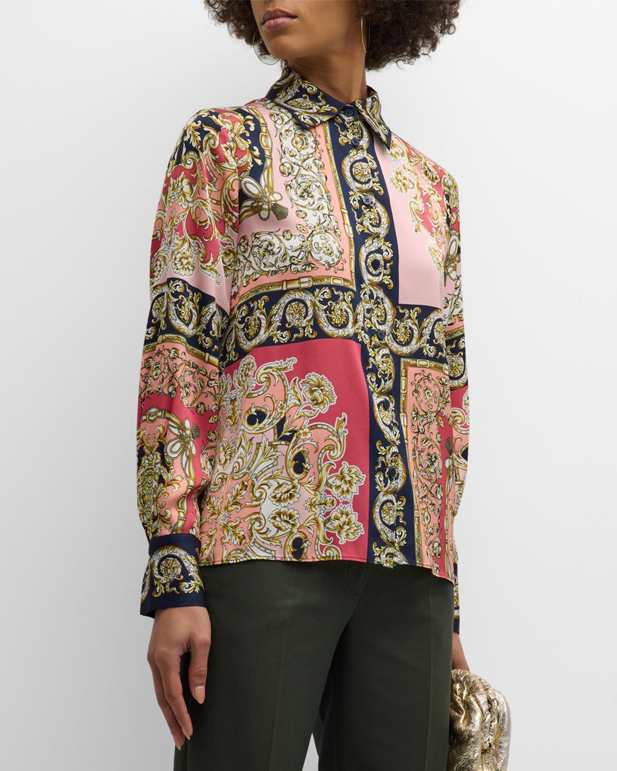 The Haven Floral-Print Button-Down Shirt Product Image