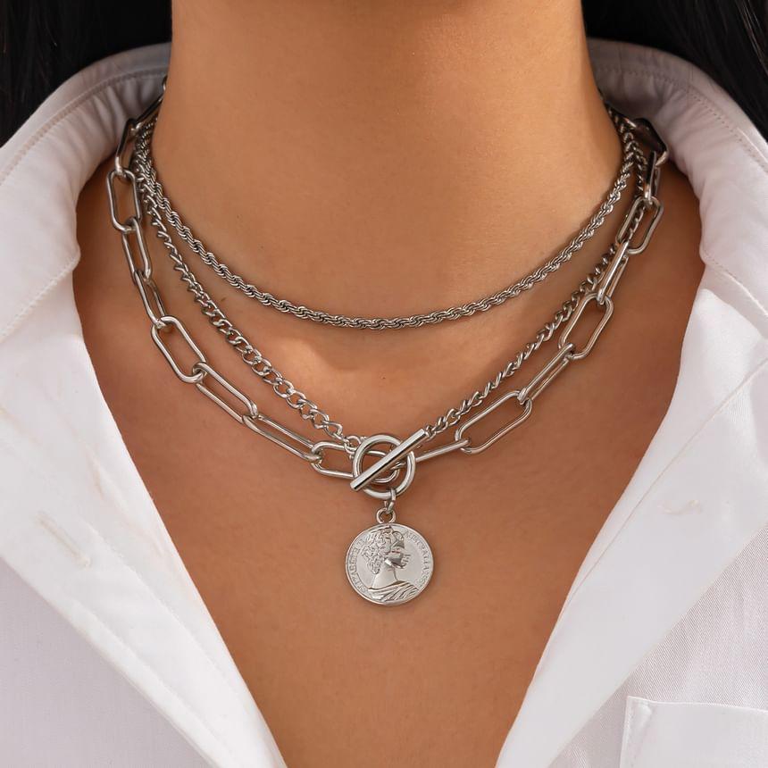 Metallic Necklace Set Product Image