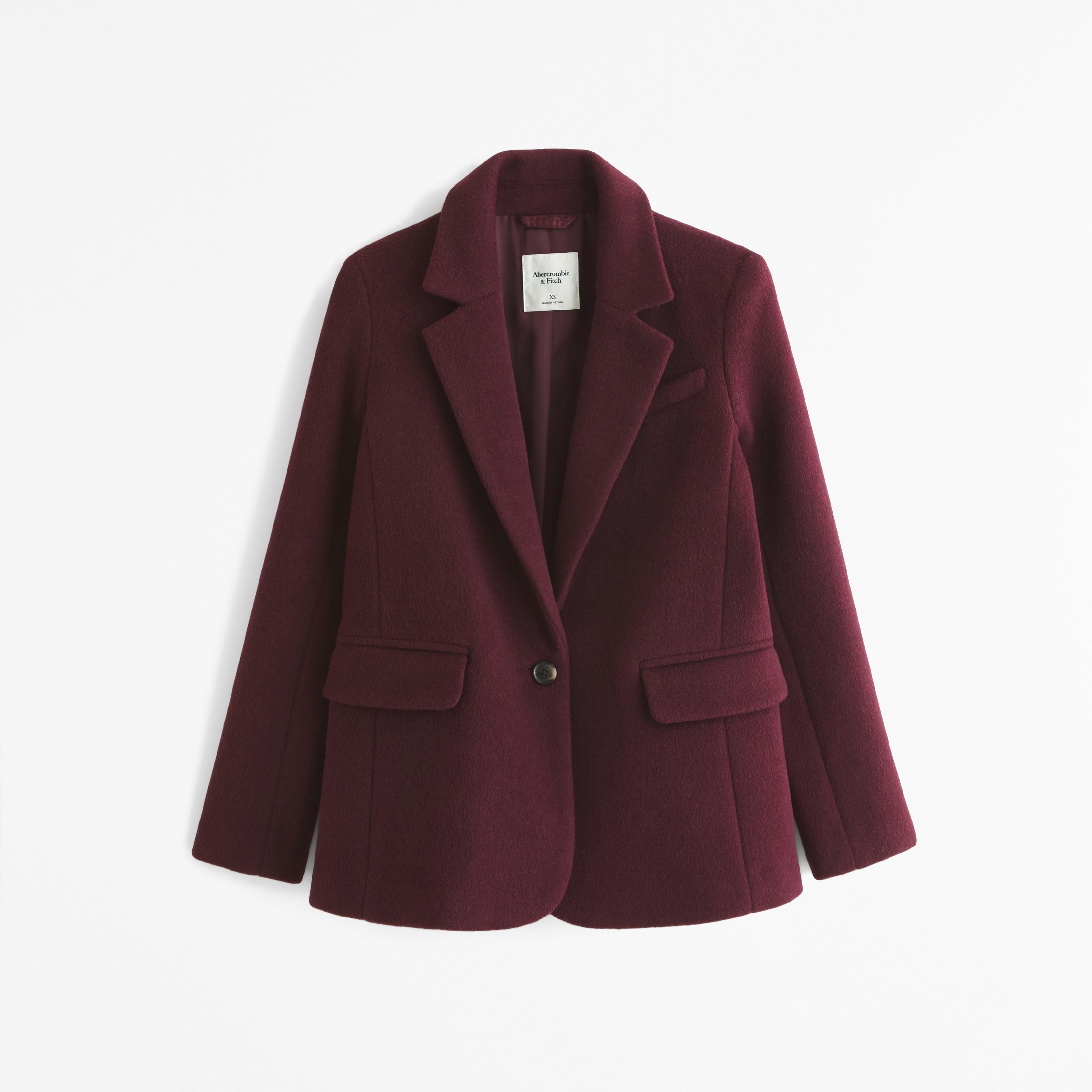 Wool-Blend Blazer Product Image