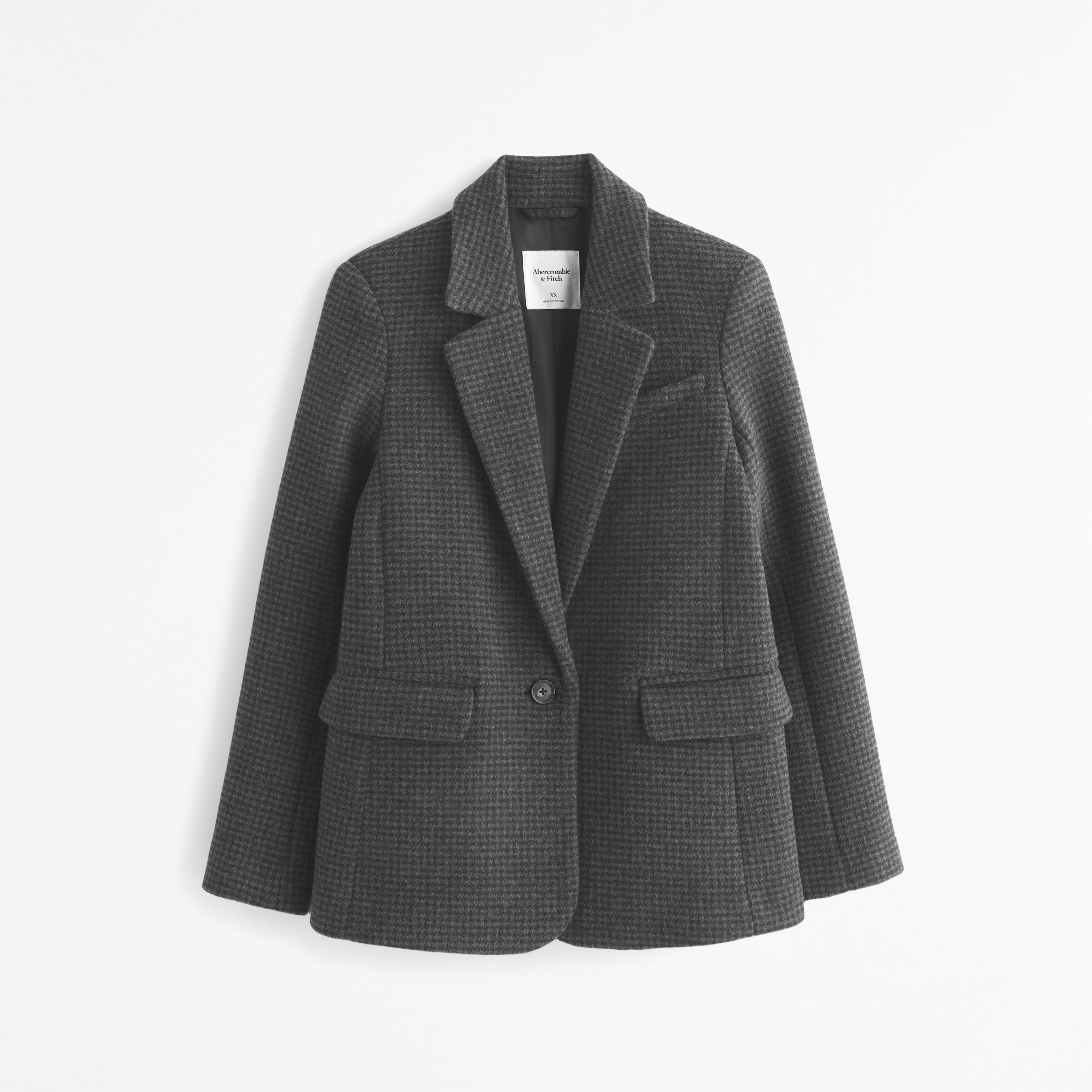 Wool-Blend Blazer Product Image