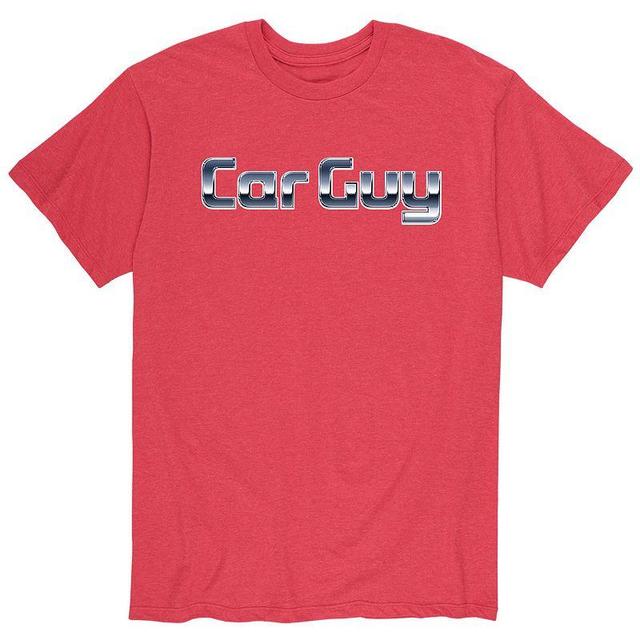 Mens Car Guy Tee Red Product Image