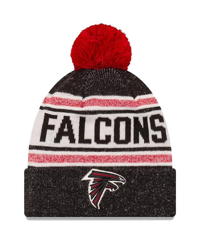 Mens Black Atlanta Falcons Toasty Cover Cuffed Knit Hat with Pom Product Image